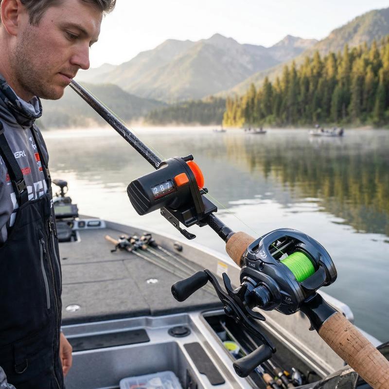 釣り糸深さカウンター 正確なタックル測定ツール クリアディス - Fish Finder Transducer のレビューと価格