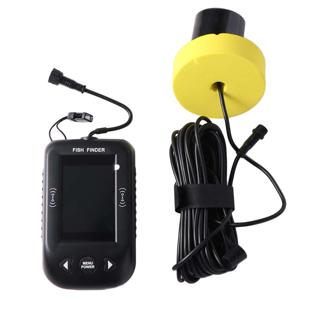 45度XF03魚群探知機100M深度ワイヤーデザインポータブ - Fishing Depth Finder のレビューと価格