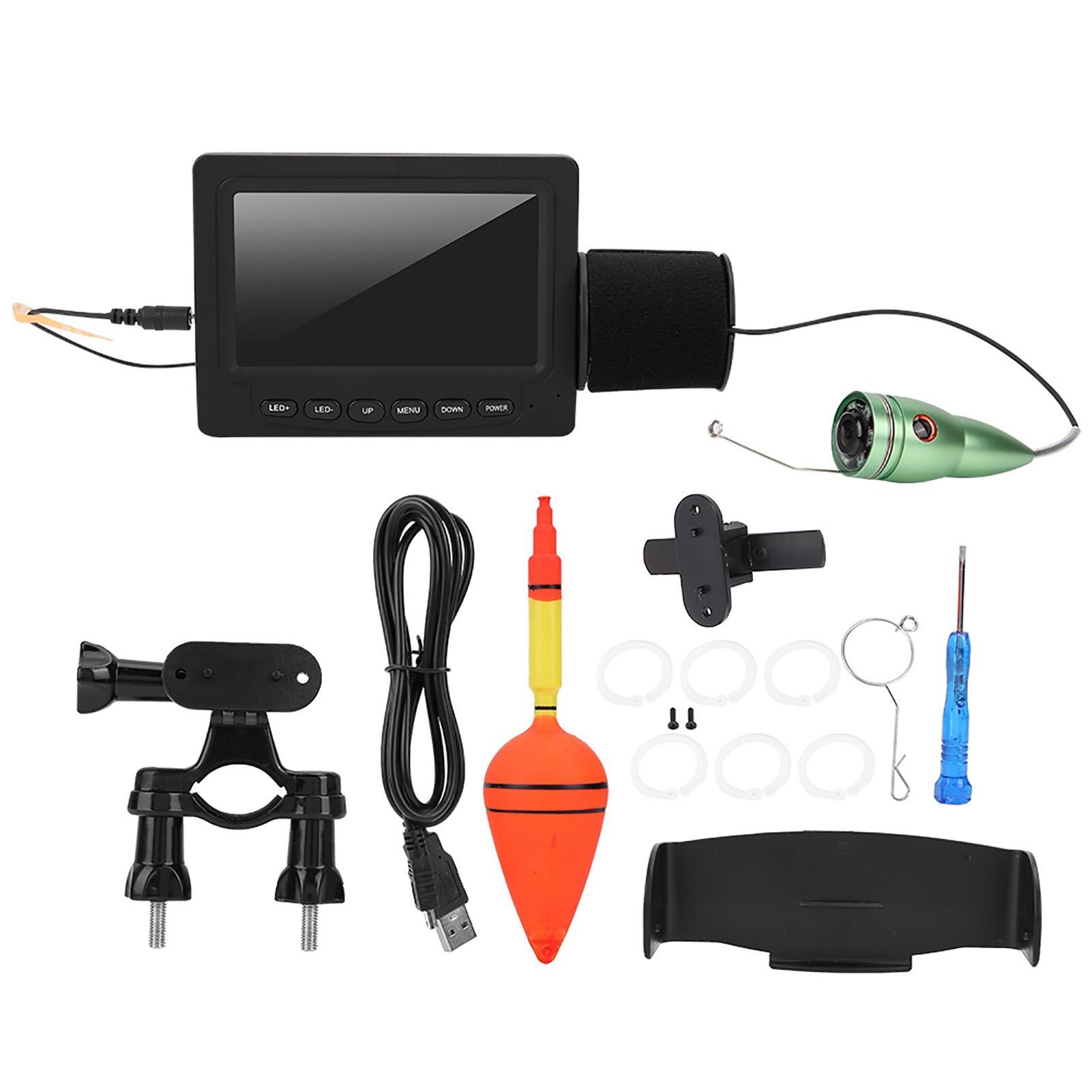 ポータブル水中魚群探知機カメラキット,HD,カラースクリーン - Fishing Depth Finder のレビューと価格