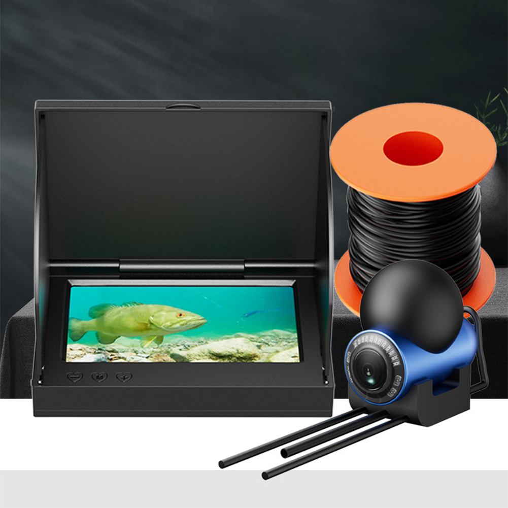4.3インチHDスクリーン魚群探知機、220度広角水中カメラ - Fishing Depth Finder のレビューと価格