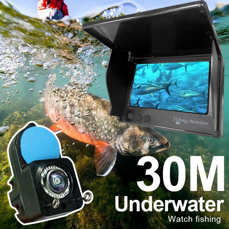水中釣りカメラ 1080P HD カメラ赤外線ライトポータブ - Fishing Depth Finder のレビューと価格